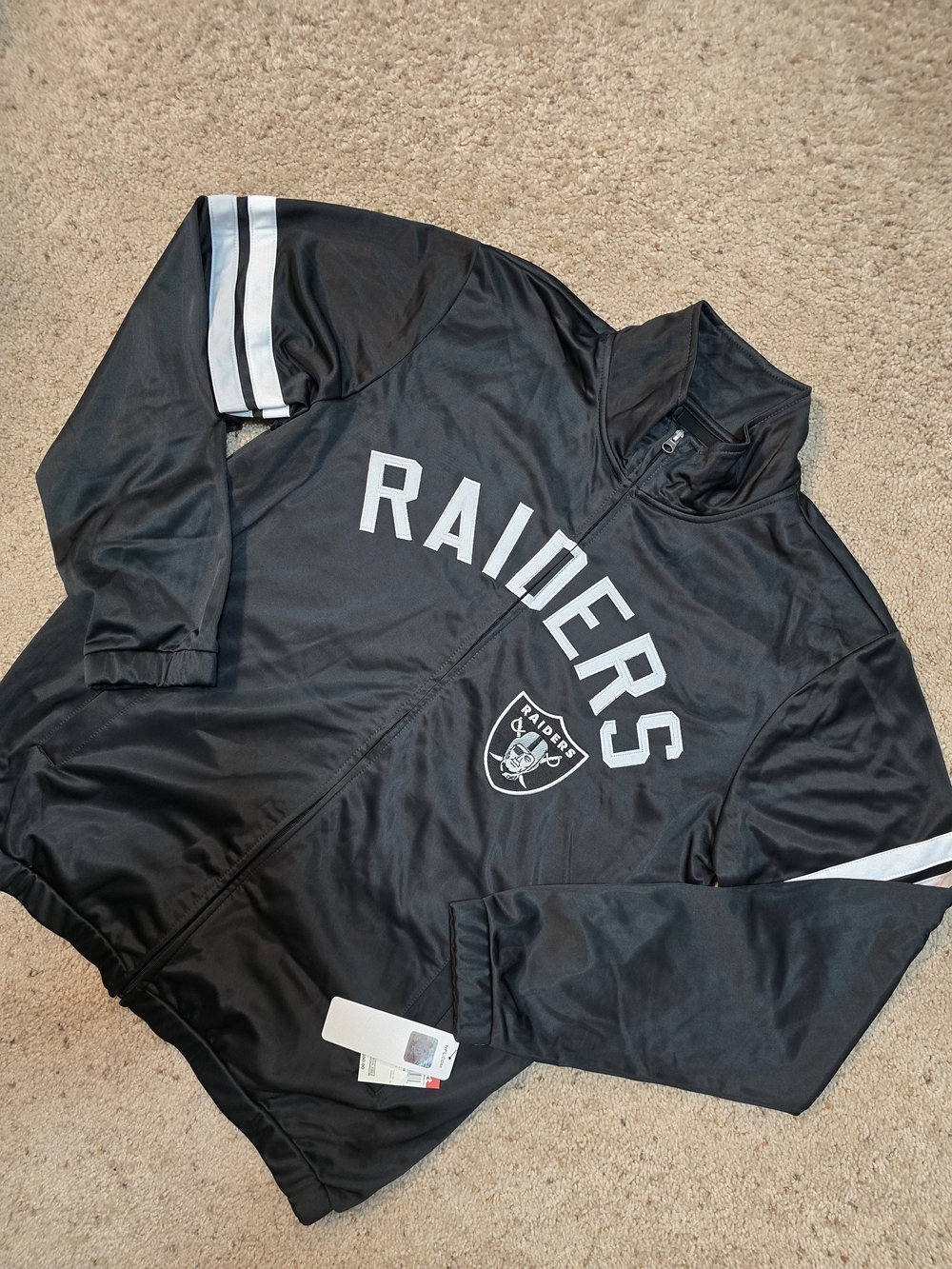 NWT RAIDERS Track Jacket - Men's Large